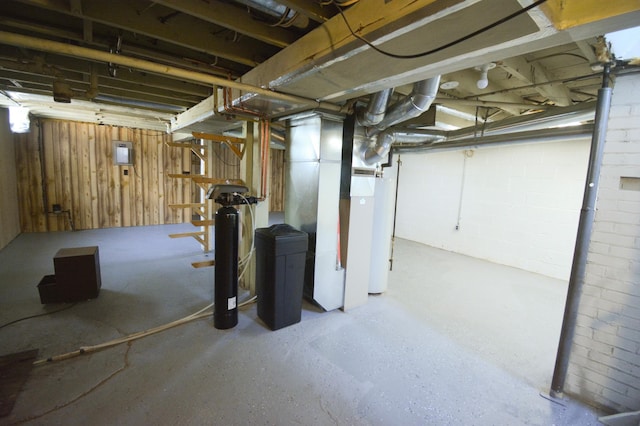1331 1st St SE, Rochester, MN 55904 - unfinished basement with a water softener system
