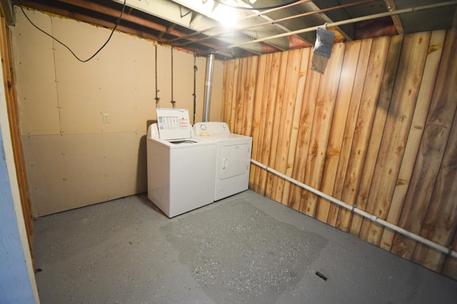 1331 1st St SE, Rochester, MN 55904 - unfinished basement featuring washer and clothes dryer