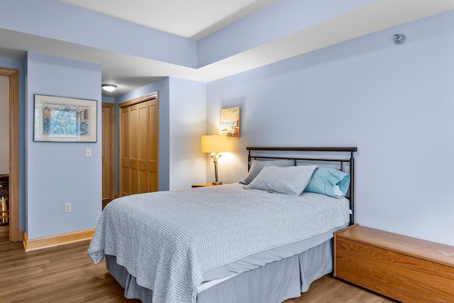 620 Main St N Unit 412, Stillwater, MN 55082 - bedroom with wood finished floors and a closet