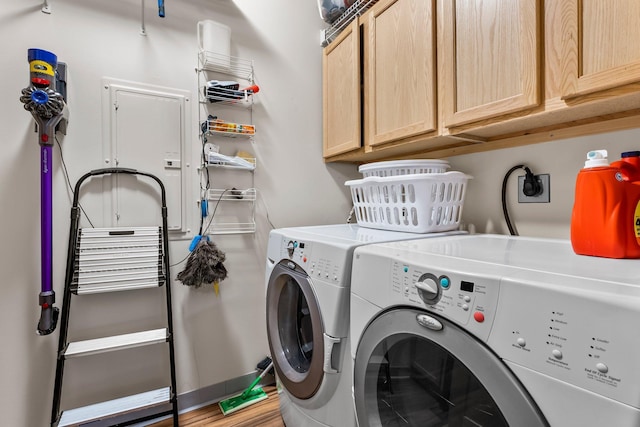 620 Main St N Unit 412, Stillwater, MN 55082 - washroom featuring independent washer and dryer and cabinet space