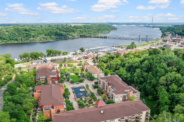620 Main St N Unit 412, Stillwater, MN 55082 - bird's eye view of a large body of water and a notable bridge