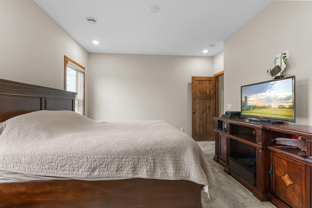5855 281st Ave NW, Spencer Brook Twp, MN 55040 - carpeted bedroom with recessed lighting
