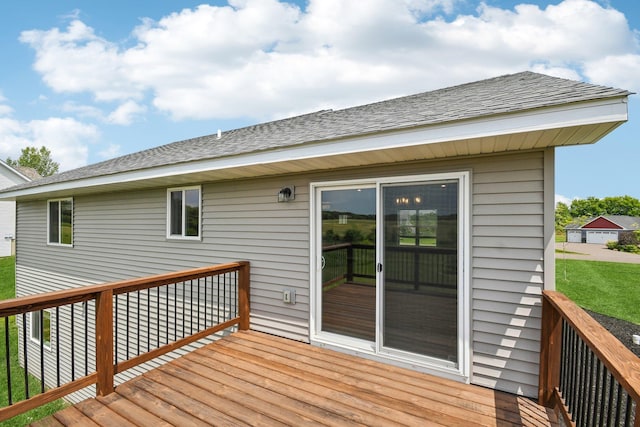 1019 188th St, Garfield Twp, WI 54009 - view of deck