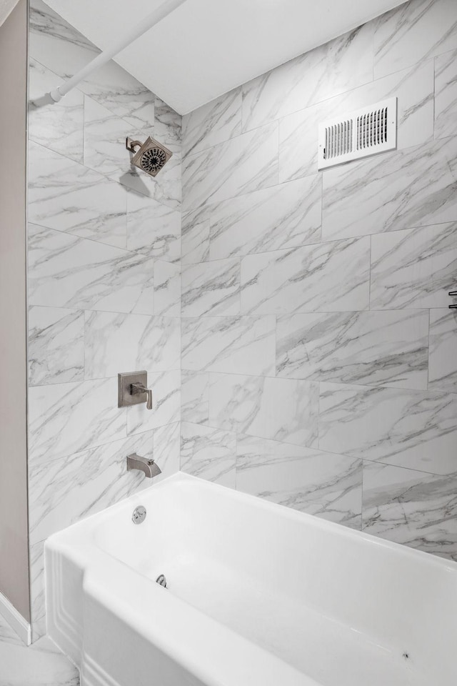 5814 Ewing Ave N, Brooklyn Center, MN 55429 - full bathroom featuring washtub / shower combination