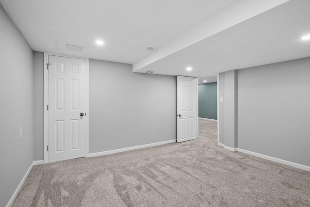 5814 Ewing Ave N, Brooklyn Center, MN 55429 - finished basement with carpet and recessed lighting