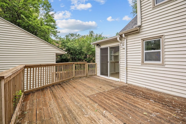 5814 Ewing Ave N, Brooklyn Center, MN 55429 - view of wooden terrace