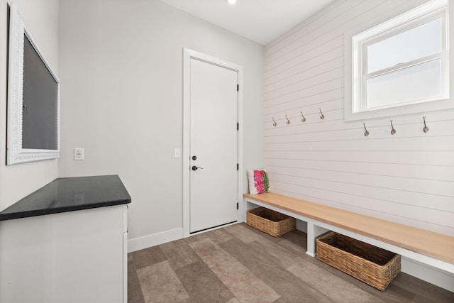 2995 86th St SE, Delano, MN 55328 - mudroom with baseboards and wood finished floors