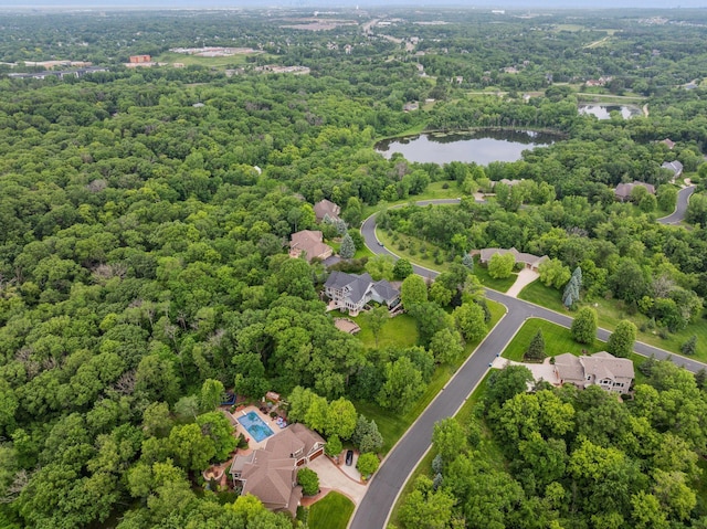 10025 Adam Ave, Inver Grove Heights, MN 55077 - aerial view of a nearby body of water and a heavily wooded area