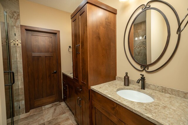 2238 Marvs Ln NE, Stewartville, MN 55976 - bathroom with vanity and a stall shower