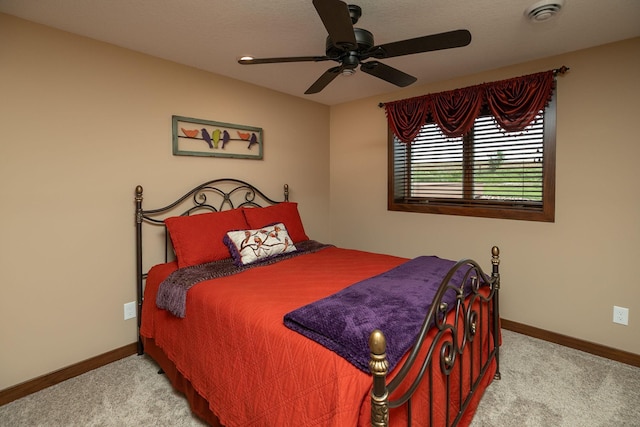 2238 Marvs Ln NE, Stewartville, MN 55976 - bedroom featuring carpet, baseboards, and a ceiling fan