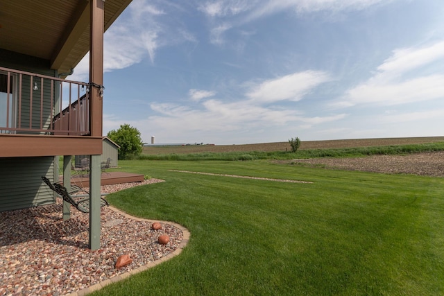 2238 Marvs Ln NE, Stewartville, MN 55976 - view of grassy yard with a rural view