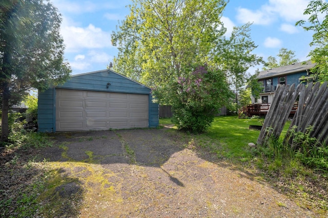 5232 Tioga St, Duluth, MN 55804 - view of detached garage