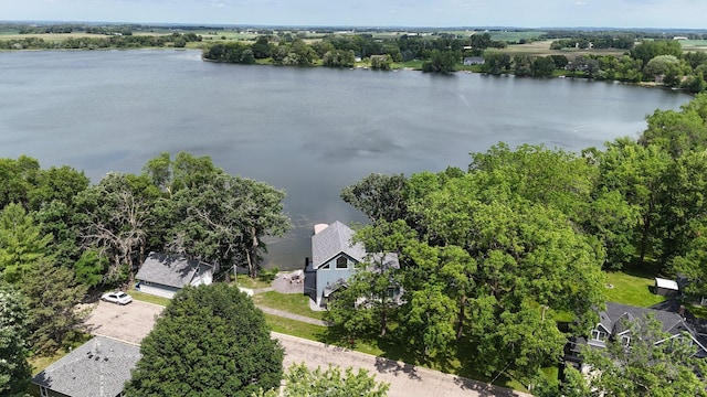565 Brooks Lake Rd NW, Cokato, MN 55321 - bird's eye view of a large body of water