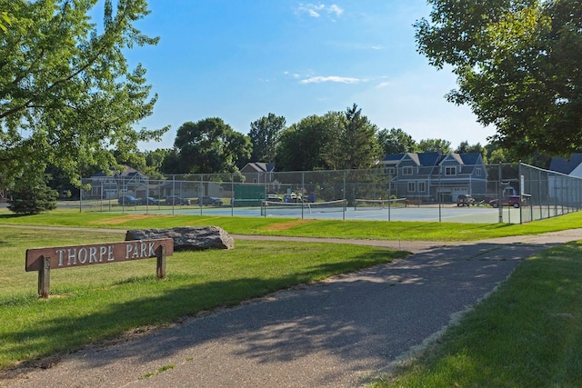 18805 Azure Rd, Deephaven, MN 55391 - view of property's community with a tennis court
