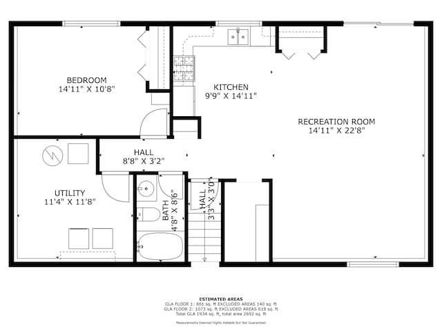 18125 Fillmore St NE, East Bethel, MN 55011 - view of property floor plan