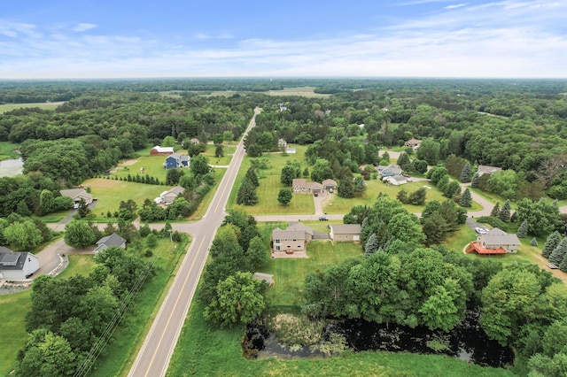 18125 Fillmore St NE, East Bethel, MN 55011 - drone / aerial view of a heavily wooded area