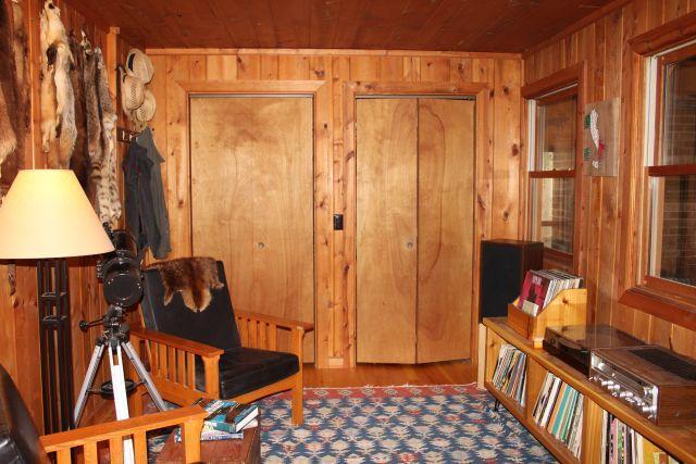 32704 310th Ln, Aitkin, MN 56431 - sitting room with wood walls and wood ceiling
