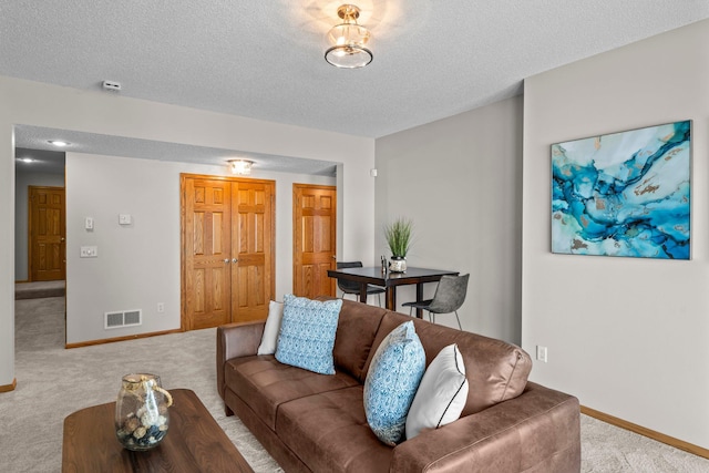 3868 Green Heights Trl SW, Prior Lake, MN 55372 - carpeted living room with a textured ceiling