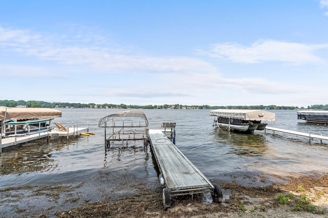 3868 Green Heights Trl SW, Prior Lake, MN 55372 - dock featuring boat lift and a water view
