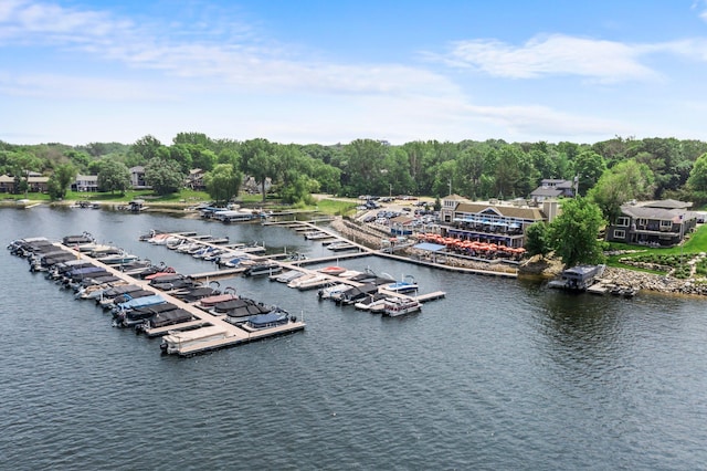 3868 Green Heights Trl SW, Prior Lake, MN 55372 - aerial view of a large body of water and numerous boat docks