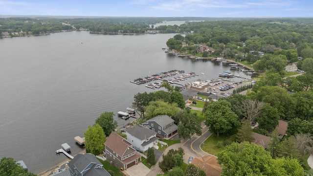 3868 Green Heights Trl SW, Prior Lake, MN 55372 - bird's eye view of a nearby body of water and numerous boat docks