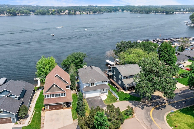 3868 Green Heights Trl SW, Prior Lake, MN 55372 - aerial perspective of suburban area with a large body of water