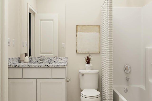 18736 Ivanhoe St NW, Elk River, MN 55330 - bathroom featuring vanity, toilet, and shower / tub combo