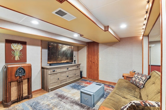 2657 Valley View Ln, New Brighton, MN 55112 - living room featuring wood finished floors and baseboards
