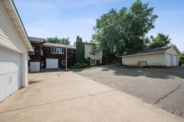 132 Middle School Dr, Saint Croix Falls, WI 54024 - view of front of house with a garage