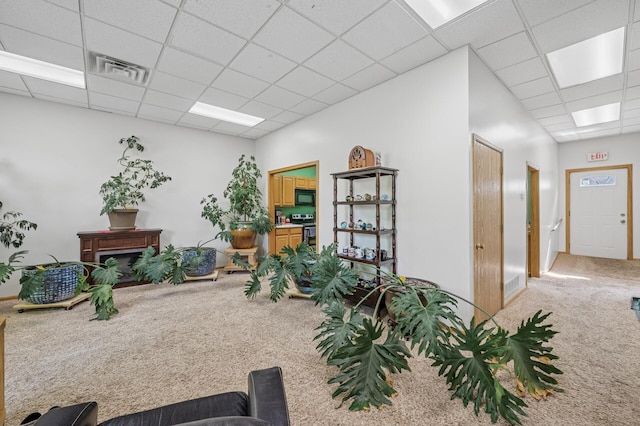 132 Middle School Dr, Saint Croix Falls, WI 54024 - interior space featuring a paneled ceiling