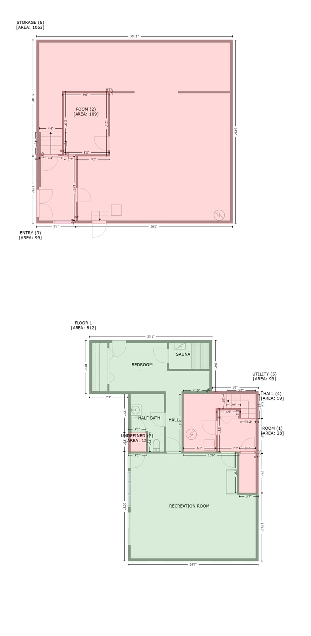 132 Middle School Dr, Saint Croix Falls, WI 54024 - floor plan / room layout