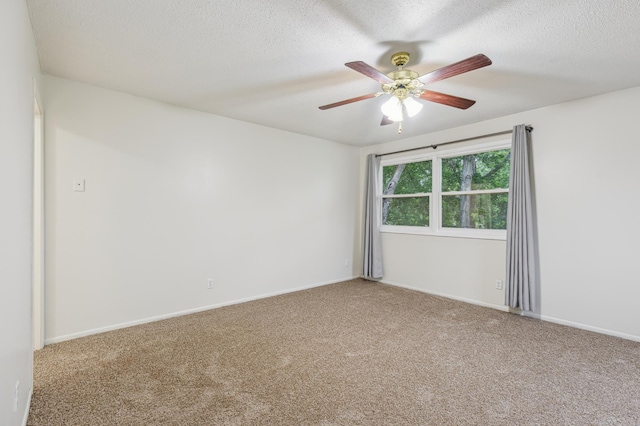 902 Ridge Dr SE, Saint Michael, MN 55376 - unfurnished room with carpet flooring, ceiling fan, and a textured ceiling