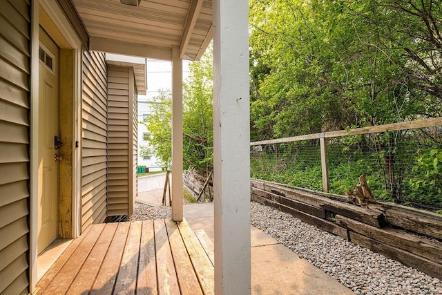 1901 5th St, Duluth, MN 55812 - view of wooden terrace