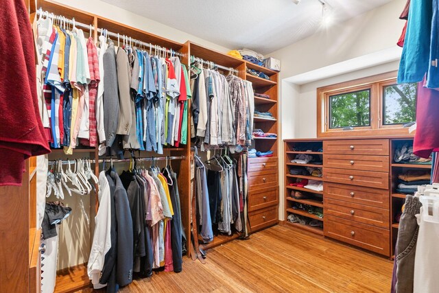 10390 Fenner Ave SE, Franklin Twp, MN 55328 - walk in closet with wood finished floors
