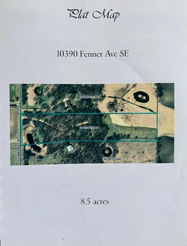 10390 Fenner Ave SE, Franklin Twp, MN 55328 - aerial overview of property's location
