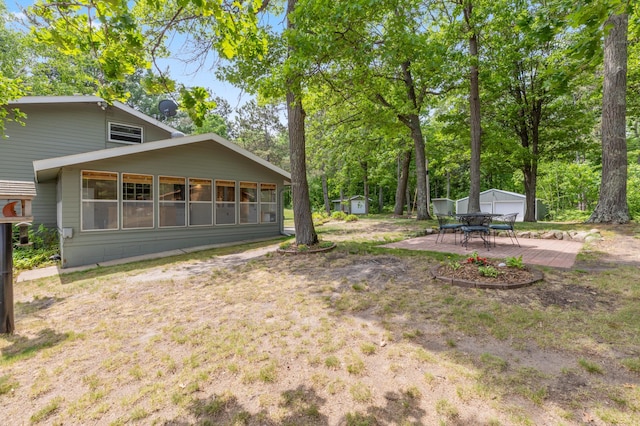 8996 Little Pelican Dr, Pelican Twp, MN 56472 - view of yard featuring a deck