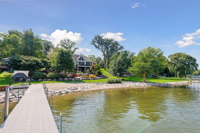 9328 Rhoy Ave, Chaska, MN 55318 - dock area featuring a water view