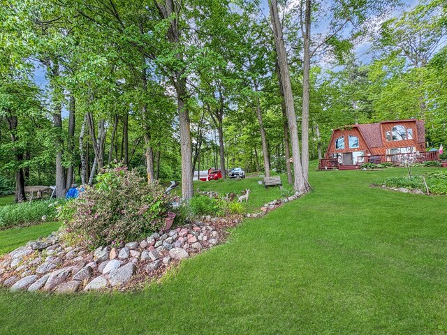 256 22 5/8 Ave, Crystal Lake Twp, WI 54829 - view of grassy yard