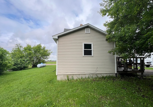 406 1st St S, Hoffman, MN 56339 - view of property exterior with a yard