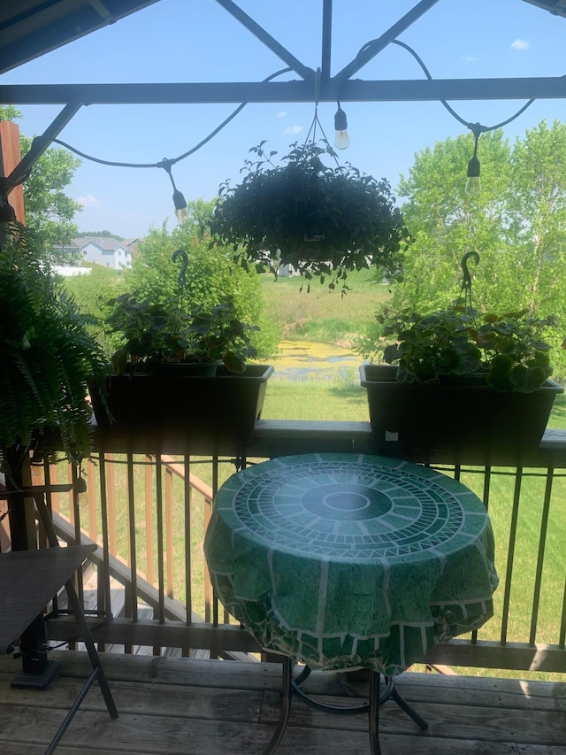 922 Whiskey Rd NW, Isanti, MN 55040 - deck featuring a yard