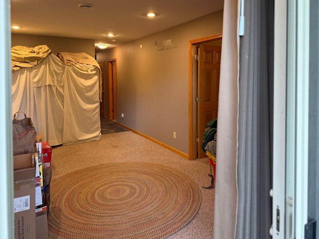 922 Whiskey Rd NW, Isanti, MN 55040 - carpeted empty room featuring recessed lighting, a smoke detector, and baseboards