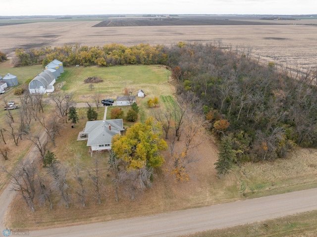 5555 167th Ave SE, Walcott, ND 58051 - aerial view of property's location featuring rural landscape