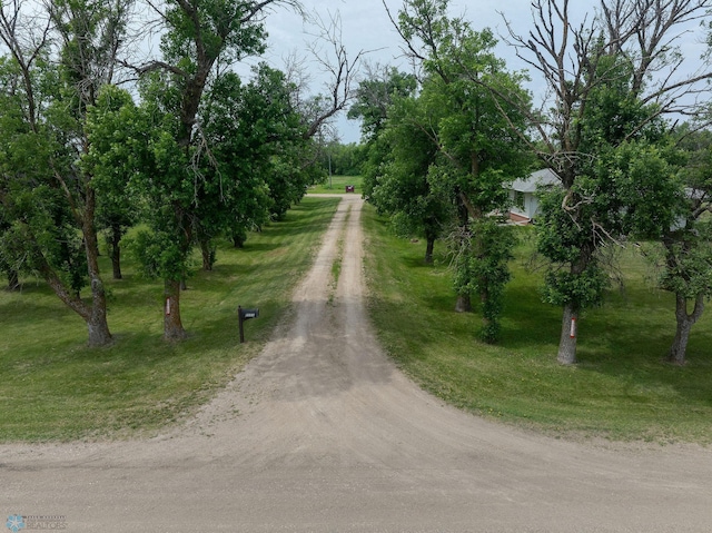 5555 167th Ave SE, Walcott, ND 58051 - view of dirt / gravel road