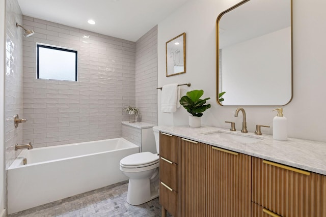 6608 Pawnee Rd, Edina, MN 55439 - full bath with vanity and bathtub / shower combination