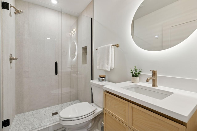 6608 Pawnee Rd, Edina, MN 55439 - full bath featuring a shower stall and vanity