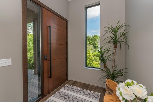 19923 See Gull Rd, Brainerd, MN 56401 - foyer entrance featuring wood finished floors and baseboards