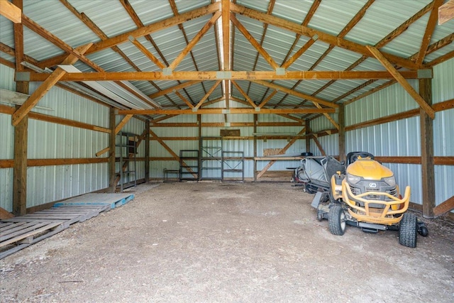 W7324 State Road 65, Trimbelle, WI 54003 - garage featuring metal wall