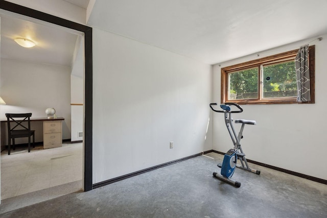 3015 22nd St, Minneapolis, MN 55406 - workout area featuring baseboards