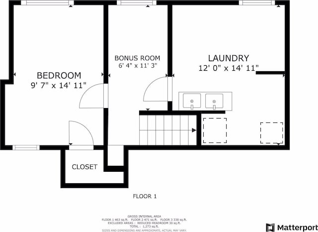 3015 22nd St, Minneapolis, MN 55406 - view of room layout