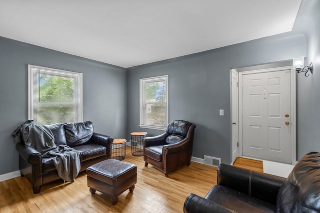 2800 Alabama Ave S, Saint Louis Park, MN 55416 - living room featuring healthy amount of natural light, light wood finished floors, and baseboards